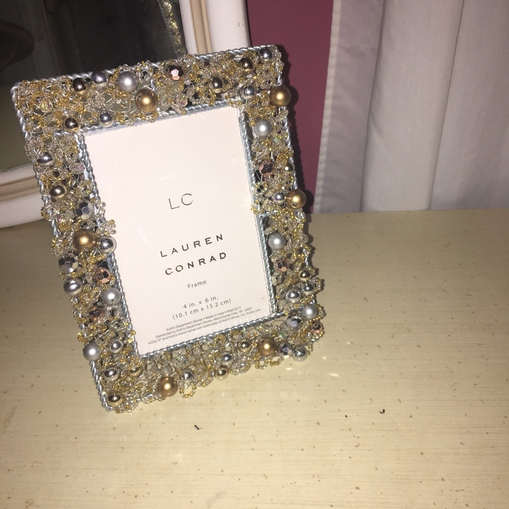4x6 beaded photo frame